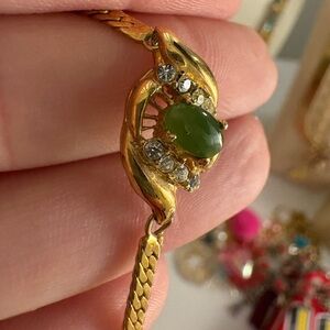 Jade Necklace & Bracelet Set